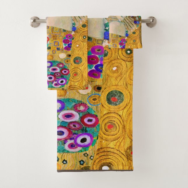 Conjunto De Toalhas O Beijo de Gustav Klimt (Insitu)