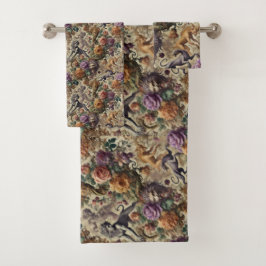 Conjunto De Toalhas O Esmagamento Selvagem - Vitoriano Gótico