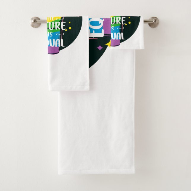 Conjunto De Toalhas O Futuro É Igual À Pressão (Insitu)