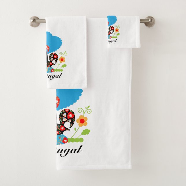 Conjunto De Toalhas O Galo Português (Insitu)