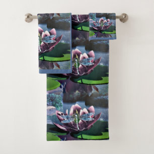Conjunto De Toalhas O Lotus e a Dragonfly