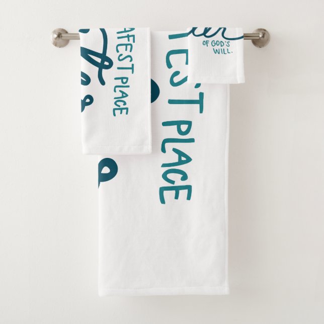 Conjunto De Toalhas O lugar mais seguro (Insitu)