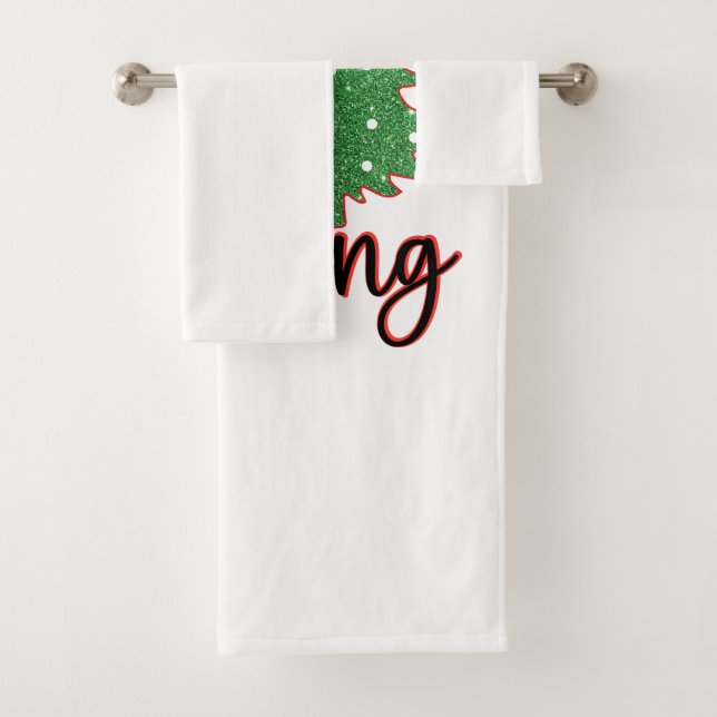 Conjunto De Toalhas O Natal Está Chegando (Insitu)