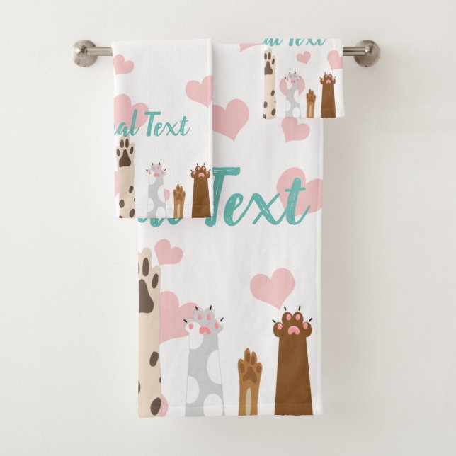 Conjunto De Toalhas O poder das patas (Insitu)