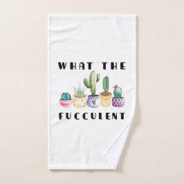 Conjunto De Toalhas O que é o Fucculent