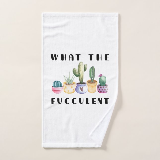 Conjunto De Toalhas O que é o Fucculent (Toalha de mão)