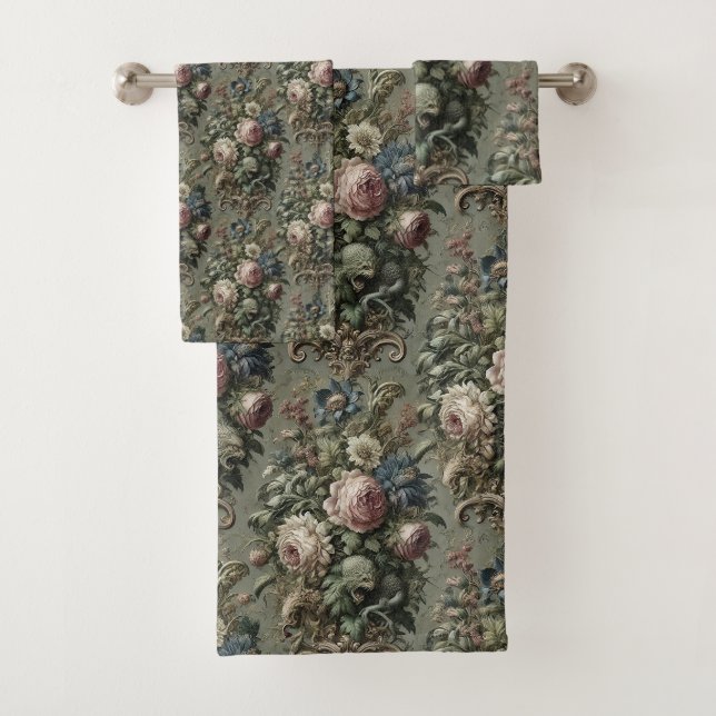 Conjunto De Toalhas O que está debaixo do Bloom - Vitoriano Gótico (Insitu)