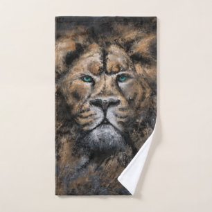 Conjunto De Toalhas O Rei Leão - Pintura Original Abstrato