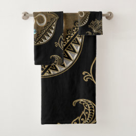 Conjunto De Toalhas O símbolo elegante Ohm.