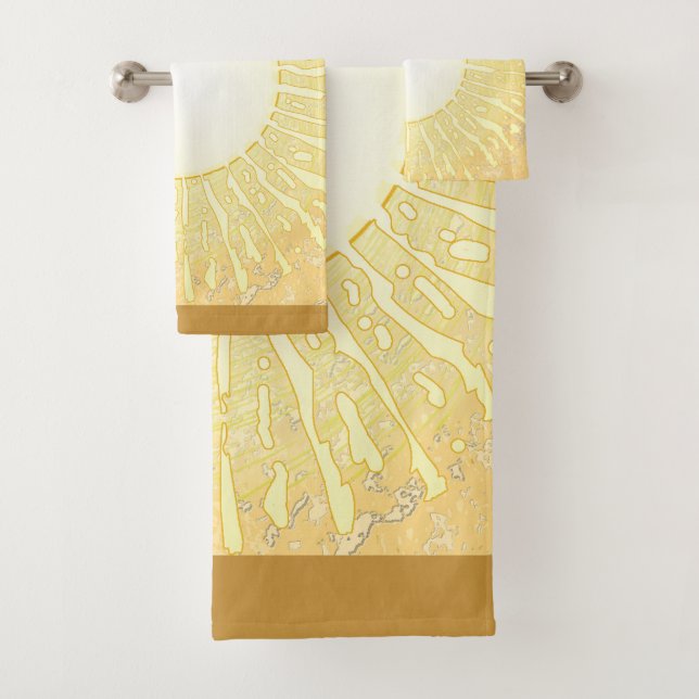 Conjunto De Toalhas O Sol (Insitu)