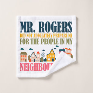 Conjunto De Toalhas O Sr. Rogers não me preparou na minha vizinhança