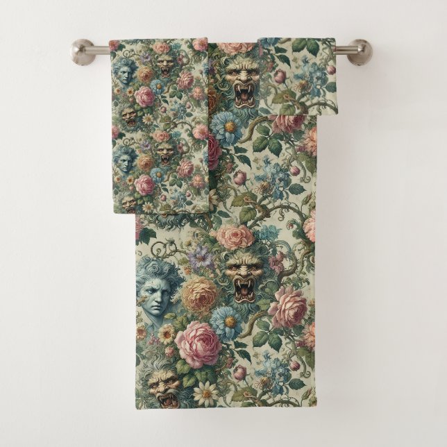 Conjunto De Toalhas O uso ceruliano - Vitoriano gótico (Insitu)