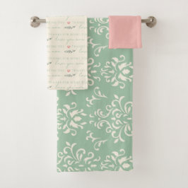 Conjunto De Toalhas Obrigados Por Ser Você, Mamãe Toalha.