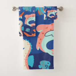 Conjunto De Toalhas Ocean Wonders