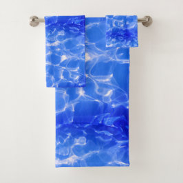 Conjunto De Toalhas Oceano Azul