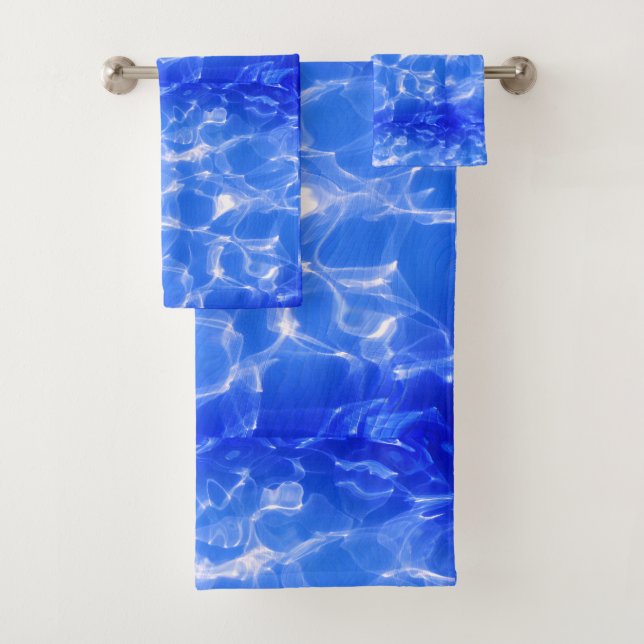 Conjunto De Toalhas Oceano Azul (Insitu)