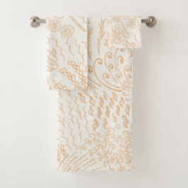 Conjunto De Toalhas Oceano | Beachy | Coral