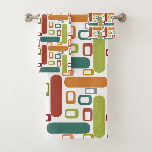 Conjunto De Toalhas Odais e Retângulos (Insitu)