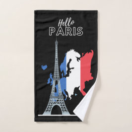 Conjunto De Toalhas Olá, Design de Paris Bath Towel Set