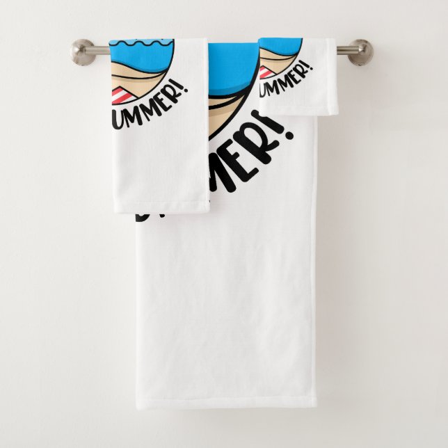 Conjunto De Toalhas Olá Verão 2 (Insitu)