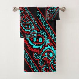 Conjunto De Toalhas Old Brown Bandana 6 versão 2