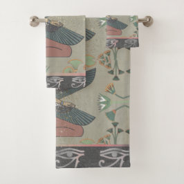 Conjunto De Toalhas Olho Misterioso da Princesa Egípcia Ra Glitter