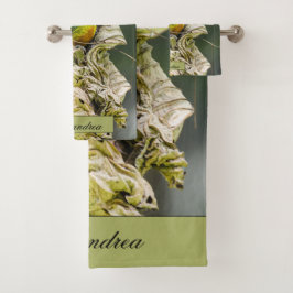 Conjunto De Toalhas Oliva Euphonia, Belize Bird Fotografia