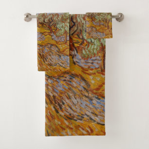 Conjunto De Toalhas Oliveiras de Van Gogh Sol Amarelo Céu