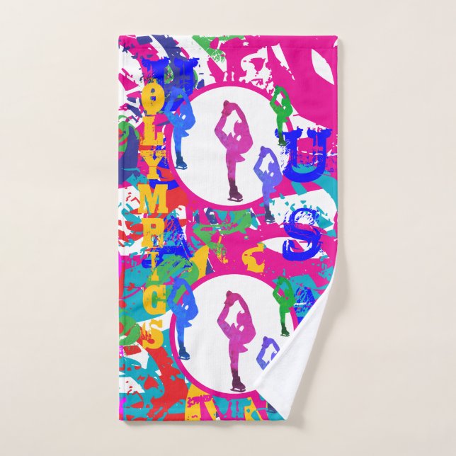 CONJUNTO DE TOALHAS OLYMPIC SKATING  (Toalha de mão)