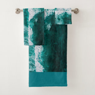 Conjunto De Toalhas Ondas