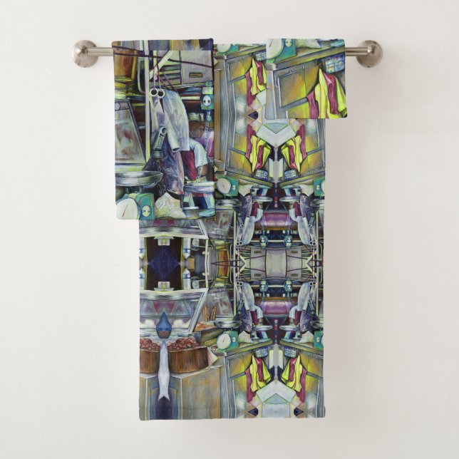 Conjunto De Toalhas Onde está o Curry Cabeça de Peixe, Singapura? (Insitu)