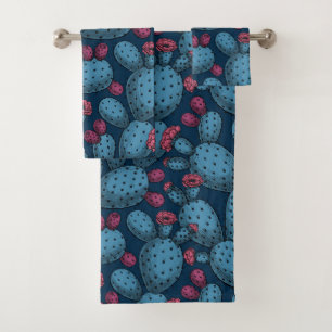 Conjunto De Toalhas Opuntia florescente