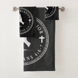 Conjunto De Toalhas Orador Guerreiro Bath Towel Set