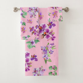 Conjunto De Toalhas Orchideen
