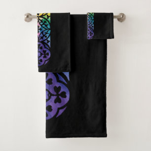 Conjunto De Toalhas Orgulho Arco-Íris da Janela Gótica