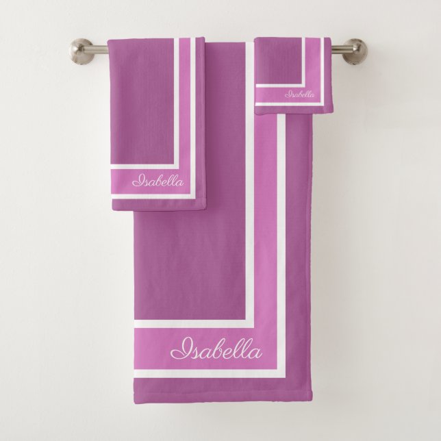 Conjunto De Toalhas Orquídea Moderna e Simples (Insitu)