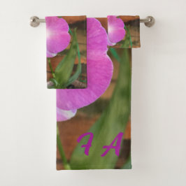 Conjunto De Toalhas Orquídea rosa de Tippi