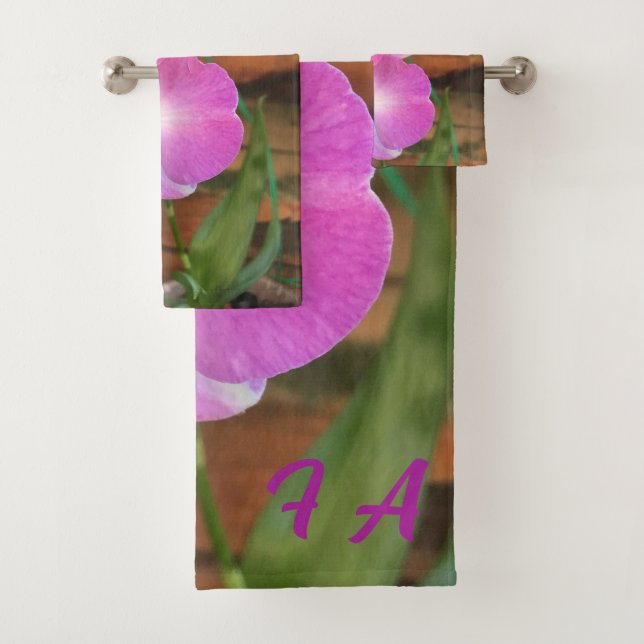 Conjunto De Toalhas Orquídea rosa de Tippi (Insitu)