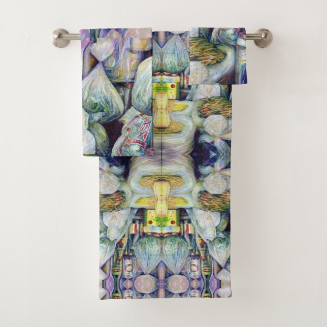 Conjunto De Toalhas Os aromas secos por sol de Singapura (Insitu)