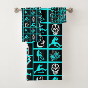 Conjunto De Toalhas Os melhores Patinetes do Freestyle Pro