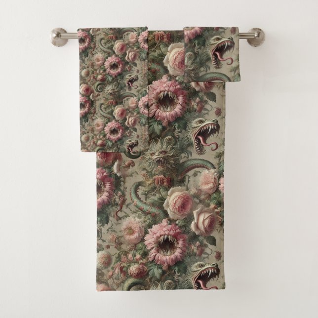 Conjunto De Toalhas Os Verdantes Vorazes - Vitorianos Góticos (Insitu)