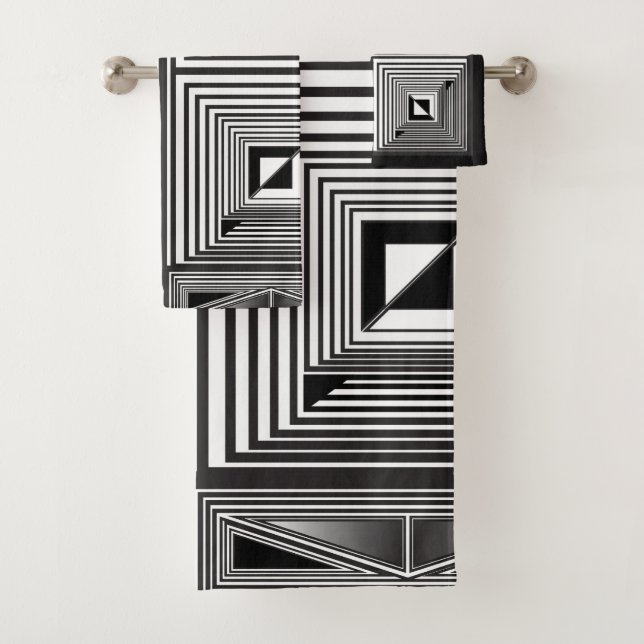 Conjunto De Toalhas Ótica através de Formas (Insitu)