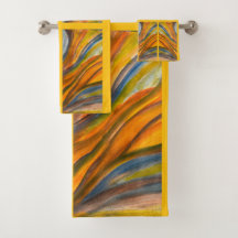 Ouro amarelo de inspiração no deserto Bath toel se