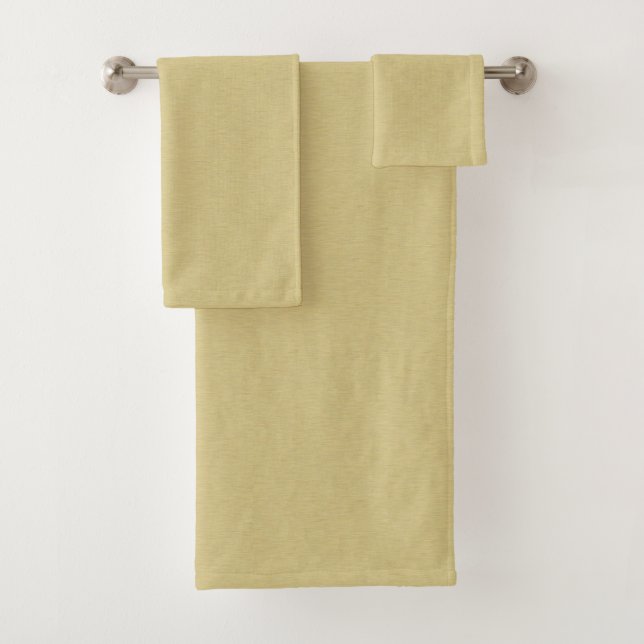Conjunto De Toalhas Ouro Escovado Suave (Insitu)