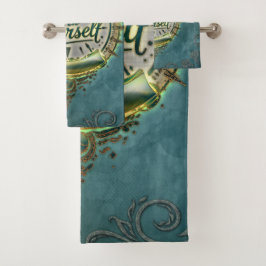 Conjunto De Toalhas Ouro Paths Acredite em si mesmo.