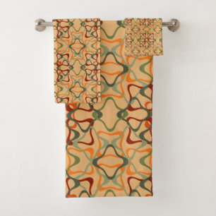 Conjunto De Toalhas Outono Kaleidoscópio