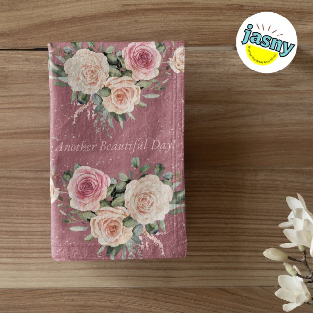 Conjunto De Toalhas Outras Flores De Aquarela De Belo Dia (Criador carregado)