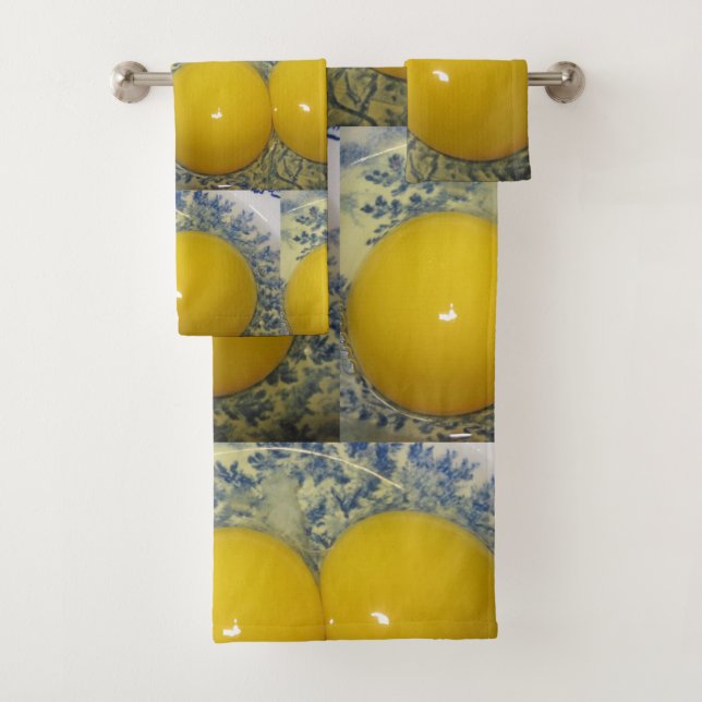 Conjunto De Toalhas Ovo De Galinha De Duplo Yolk (Insitu)