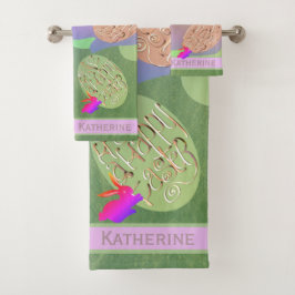 Conjunto De Toalhas Ovos de coelho da Páscoa