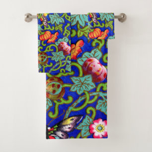 Conjunto De Toalhas Owen Jones Antique Oriental Butterflies